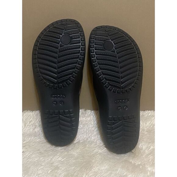Crocs Women's Kadie II Flip Flops Black Sz 4 US - Picture 5 of 12